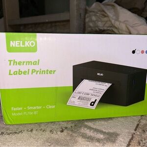 Elk Thermal Label Printer in Black and Green